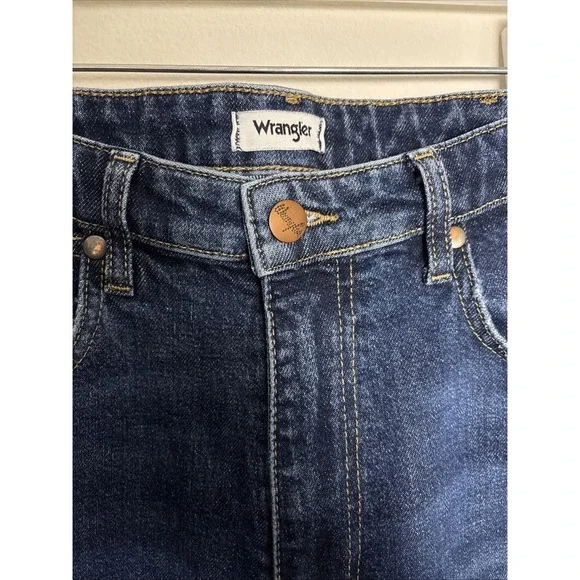 Wrangler Women's Jeans 31x36 High Rise Boot Cut Denim Westward 626 Dark Wash Vtg - Picture 4 of 15